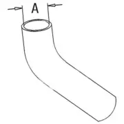 Radiator Hose Upper Fits Massey Ferguson MF230 MF2135 Tractor Industrial