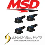 MSD Ignition Coil - Ford EcoBoost - 2.0L/2.3L L4 - Blue - 4-Pack 825945
