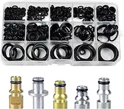 O-Riing Gasket Kit - Rubber Gasket Seals | Rubber O-Rinng Washer Gaskeets Seal Assortment Kit | Rubbeer Washers Seaals Assortment Set Set for Valve Maintenance, Plumbing, Garage, Workshop