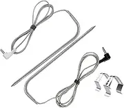 Replacement Meat Temperature Probe,Compatible with Traeger Wood Pellet Grill,Waterproof Meat Probe 2pc…