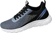 [Generic] Sneaker Rack for Men Bedroom with Light Fashion Spring and Summer Men Sports Shoes Flat Soft Bottom Non Slip Mesh Breathable Lace Up Colorblock Casual Mens Running Shoes Men's Athletic Sneaker New