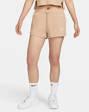 Nike Sportswear 女款羅紋平織短褲