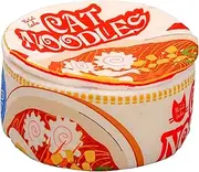 Generico Ramen Bowl Cat Bed, Pet Sofa, Creative Pet Kennel, Cozy Noodle Bowl Cat Sofa, Comfortable Pets Bed, Soft Indoor Cats Bed for Indoor Small, Medium, Large Cats, 40x40x20cm