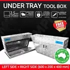 Aluminium Under Tray Body Tool Box Undertray Underbody Ute Truck Toolbox - Pair