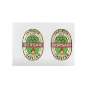 Borsari of Carlton Melbourne decals vintage bicycle retro restoration