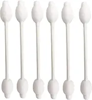 Baby Cotton Swabs, Organic Chlorine-Free Safety Swabs for Kids or Newborn Babies, 100% Biodegradable Gentle Baby Qtips, Cruelty-Free & Hypoallergenic Children Cotton Buds (4 packs of 55 ct. Total 220)