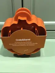 Crate And Barrel Pumpkin Mold Press Halloween Autumn 2012 Baking New In Box