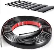 9.8ft Self-Adhesive Automotive Car Molding Trim Glossy Black Car/Truck/RV Side Body Trim Strip - Universal Bumper Window Door Body Side and Household Furniture Surfaces Decorative Strip Scratch-Proof