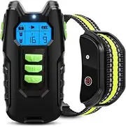 Pet Dog Anti Bark Training Collar,Waterproof Remote Control Rechargeable E-Collar 3 Training Modes (1 Collar 1 Remote)