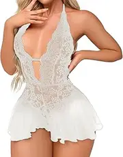 [Generic] Matching Couples Underwear Set Lace Sexy Passion Jumpsuit Bodysuit Underwear Lingerie Clause Pajamas