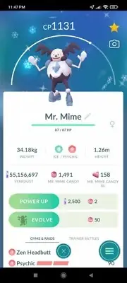 Pokemon Shiny Mr. Mime Galarian - TRA'DE Registered Shiny Mr. Mime - Description