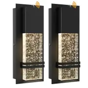 PARTPHONER LED Dusk to Dawn Outdoor Light Fixture Exterior Wall Sconces Porch...