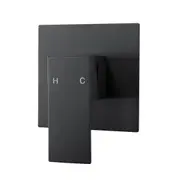Watermark Black Square Mixer Tap For Handheld Shower Head Bath Tub SPA Basin Spout