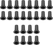24 Pcs Speaker Speaker Bass Response Speaker Port Tube Speaker System Speakers Speaker Pilot Hole Outlet Subwoofer Port Pipe Plastic Speaker Pilot Hole Abs Speaker Pilot Hole Black