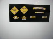 Delaware State Police Anniversary Patrol Car Decals 1:64 two for one