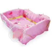 在飛比找蝦皮購物優惠-全新 粉色系列 遊戲毯小小床 嬰兒床床墊 出清