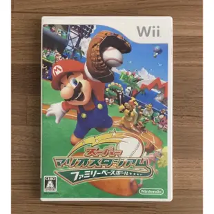 Wii 瑪利歐棒球 瑪利歐 運動 家庭棒球場 正版遊戲片 原版光碟 日文版 日版適用 二手片 中古片 任天堂