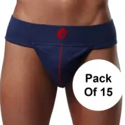 Omtex Athletic Neo Back Covered Cotton Gym Supporter Pack of 15 NAU