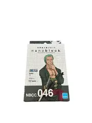 Nanoblock One Piece Zoro NBCC_046 Micro Sized Building Block Brand New