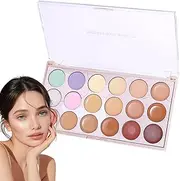 Color Corrector Palette - Brightening Full Coverage Cream 18-Color,Waterproof Beauty Palette Concealing Makeup For Thanksgiving, Mother's Day, Christmas