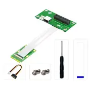 Mini PCI-E to PCI-E Express X4+USB Riser Card with High Speed FPC Cable