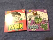 Teen Titans Go! DC #2 Robin, #8 Cyborg / Beast Boy ~McDonalds, Coloring Stickers