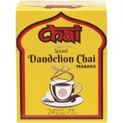 Chai Tea Spiced Dandelion Chai Tea Bags 24 Pack