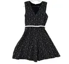 Tommy Hilfiger Watch Hill Polished Floral Belted Dress Black Women’s Size 6 NWT