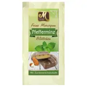 Odenwälder Marzipan Minz Leaflets With Dark Chocolate 200g