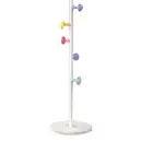 Stand Hanger Rack Metal 7 Hooks Removable Houseware Standing Coat Hanger For LS