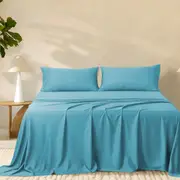Bedding King 2000TC Super Soft Bamboo Sheet Set - Teal