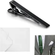 [CZNBZIU] Pack of 3 Tie Pin, Men's Tie Pin, Thin Tie Clip, Skinny Tie Clip, Business Wedding Tie Clip for Valentine's Day, Christmas, Wedding, Daily Life, Plastic