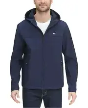TOMMY HILFIGER - Men's Hooded Soft Shell Jacket: Night Sky - Size M