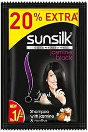 Sunsilk Black Shampoo, 5.5ml Sachet - Pack of 60