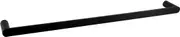 ACA International Bath Single Towel Rail Holder Rack SUS304 Wall Mounted 600mm Round Bathroom Accessories (Black)