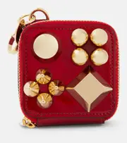 [Christian Louboutin] Christian Louboutin Embellished leather waste bag holder