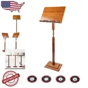 Bamboo Conductor Music Stand - Durable, Adjustable Height for All Musicians
