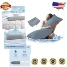 Breathable 20x54 Soft Body Pillow with Cooling Cover – Perfect for All Sleepers