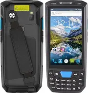 [Morelian] Android 9.0 PDA Handheld POS Terminal Honey-Well 1D/2D/QR Barcode Scanner Data Collector Inventory Machine 4G WiFi BT Mobile Computer with 4.5 Inch Touchscreen 8MP Camera GPS for Warehouse In