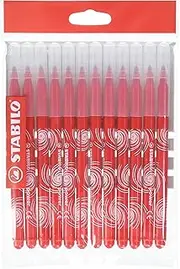Felt Tip Pen - STABILO power - Pack of 12 - red