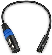 Mini XLR Male to XLR Female Adapter Cable, 3-pin Mini XLR Male to XLR Female Adapter Cable, for BMPCC 4K Camera Video Assist 4K Sharp 8K, 1 Feet - JOLGOO