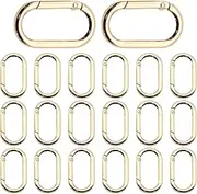 Carabiner Clip, Zinc Alloy Spring-Snap Hook, Zinc Alloy Portable Heavy Duty Clips For Outdoor Gear, Backpack, Camping, Cycling, Hiking Accessories (Durable, Lightweight)