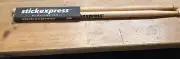 Stick Express Drumsticks Premium Quality Hand Selected Americian Hickory 5 B