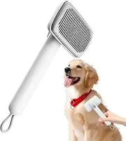 Lesunbak Hair Removal Brush For Dogs - Dog Brush For Shedding | Pet Cleaner Massaging Tool Grooming Supplies Comb Adjustable Hairbrush For Bath