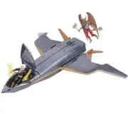 Black Adam Hawk Cruiser Patrol Plane Includes and Hawkman Action Figures