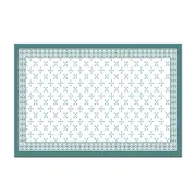 Non-Slip Home PVC Anti-Oil Waterproof Floor Mat Door Mat Kitchen Mat Green