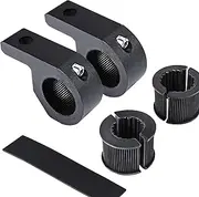 LAMPHUS Off-Road ATV UTV Light Bar Mounts Mounting Bracket Mini Bar Clamp Kits [0.75"/1"/1.25" Inch] [Horizontal Bar] [Aluminum] [2 Unit] Bull Bar UTV Roll Bar Clamp Tube Roll Cage Clamps Mount
