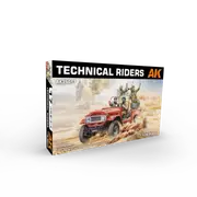 AK Interactive 1/35 Technical Riders Plastic Model Kit