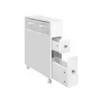 Bathroom Toilet Cabinet Caddy Holder Drawer Basket With Wheels