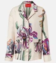 [La DoubleJ] La DoubleJ Floral silk shirt UK 10 multicoloured